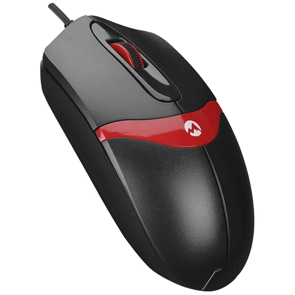 Mouse Optik 3D 1200 Dpi Everest Sm-220 Siyah Kırmızı ürün görseli 1