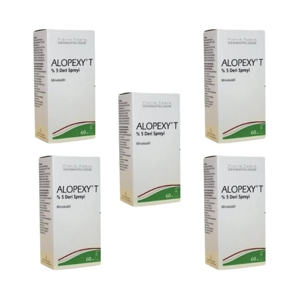 Alopexy T %5 Deri Spreyi 60 ML 5 Adet ürün görseli 1
