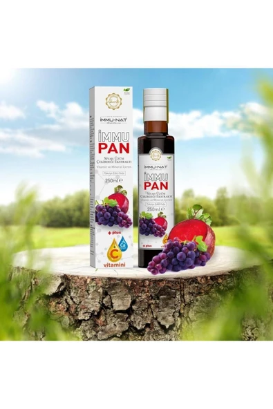 İmmu-Nat İmmunat İMMU PAN Siyah Üzüm Çekirdeği Ekstraktı 250ml ürün görseli 1