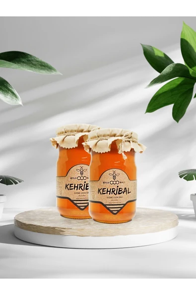 Kehribal 2'li Set Süzme Çiçek Balı 850gr Bitlis Ahlat Balı ürün görseli 1