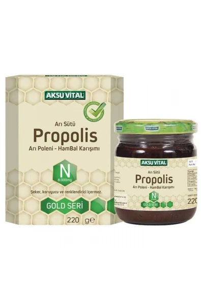 aksuvital Aksu Vital Propolisli Arı Sütü Bal Polen Karışımı (n) 8.000 Mg ürün görseli 1