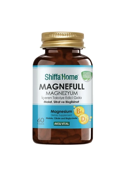 Shiffa Home Magnefull 60 Tablet - Magnezyum Sitrat Malat Bisglisinat ürün görseli 1