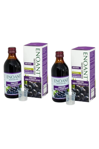Enoant Siyah Üzüm Ekstraktı 250ml X 2 Adet ürün görseli 1