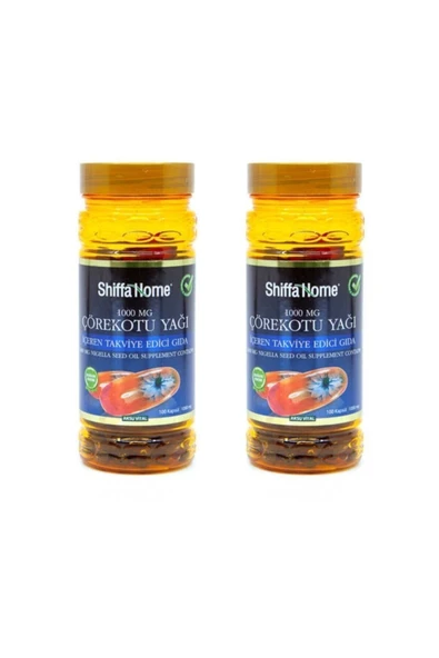 Shiffa Home Çörekotu Yağı Softjel  1000 mg  2 Adet ürün görseli 1