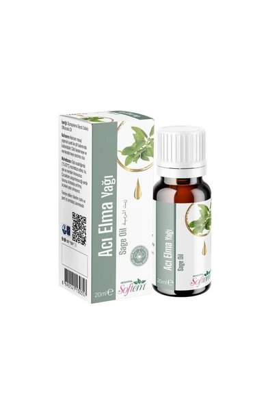 Softem Acı Elma Yağı(adaçayı) 20 Ml ürün görseli 1