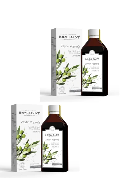 İmmu-Nat Zeytin Yaprağı Ekstratı 250 Ml X 2 Adet ürün görseli 1