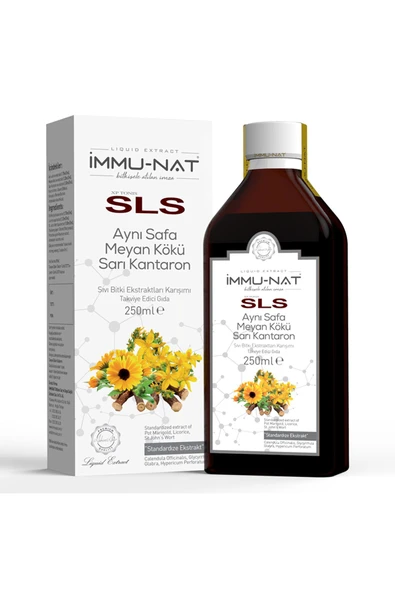 İmmu-Nat Immunat Xp Tonis Sls Aynı Safa Meyan Kökü Sarı Kantaron Sıvı Ekstraktı 250ml ürün görseli 1
