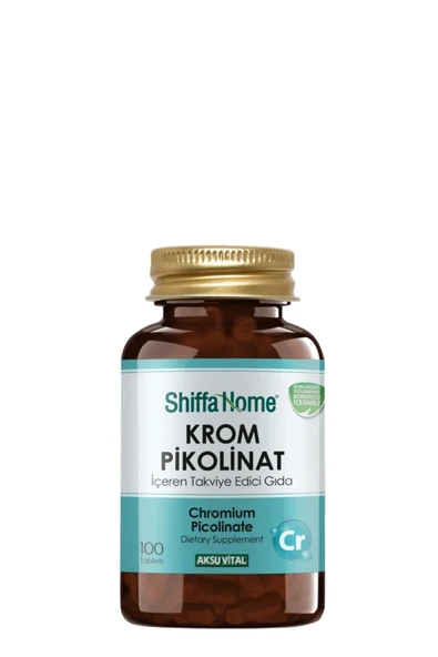 Shiffa Home Krom Pikolinat Diyet Takviyesi 100 Tablet ürün görseli 1