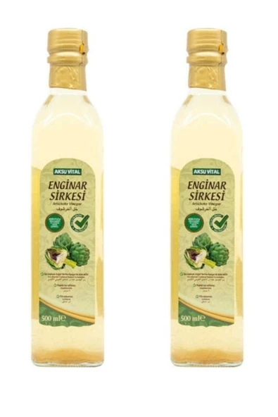 Aksu Vital Enginar Sirkesi 500 Ml X 2 Adet ürün görseli 1