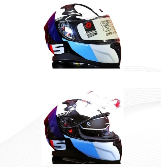SHIRO KASK 100208 FULLFAEC KATANA SMSPORT _XL SUNVIZOR ürün görseli 1