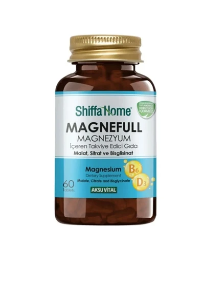 Shiffa Home Magnefull magnezyum Malat sitrat Bisglisinat 60 tablet ürün görseli 1