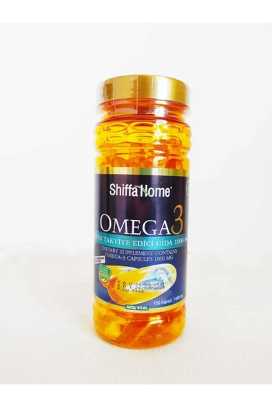 Shiffa Home Omega 3 Balık Yağı Dha Epa 1000 Mg 100 Softjel Kapsül ürün görseli 1