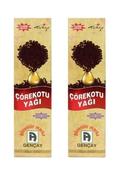 gençay Soğuk Sıkım Çörekotu Yağı 250 ml x 2 Adet ürün görseli 1