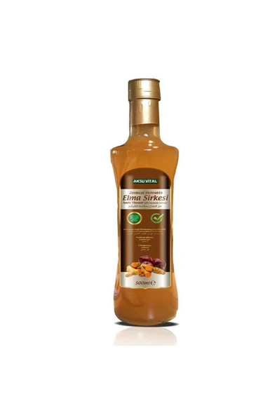 Aksu Vital Zerdeçallı Elma Sirkesi 500 ml ürün görseli 1