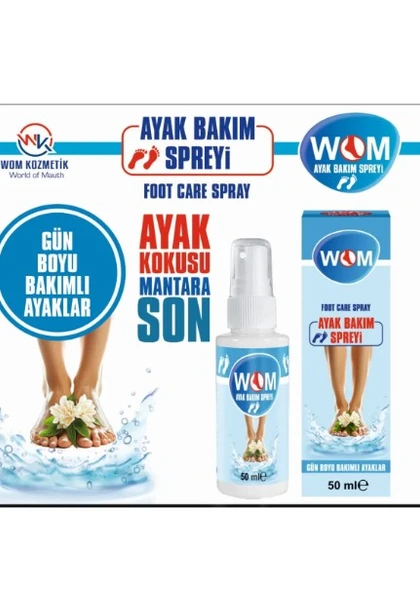 Wom Ayak Kokusu Giderici Sprey ürün görseli 1
