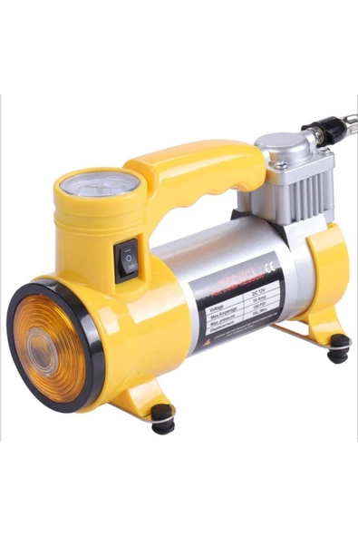 Araba Oto Araç Lastik Şişirme Pompası Metal Gövde Kompresör 150 psi ürün görseli 1