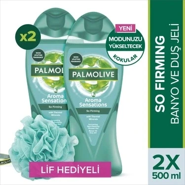Palmolive Duş Jeli 500 Ml Aroma Sensatıons Soo Firming Paket 2li ürün görseli 1