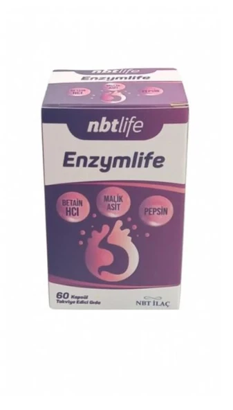 Nbt Life Enzymlife Takviye Edici Gıda 60 Kapsü ürün görseli 1
