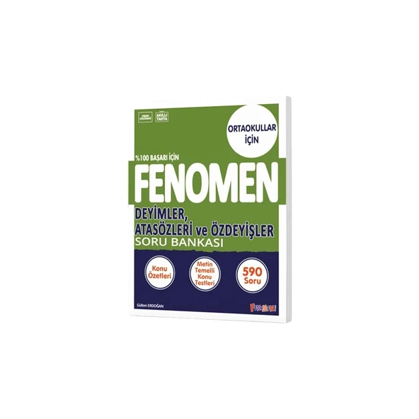 Fenomen 8 Deyimler Atasözleri ve Özdeyişler Fenomen Soru Bankası Fenomen Kitap ürün görseli 1