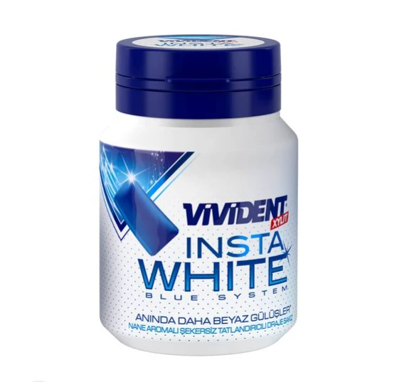 Vivident Şişe Insta White Nane Aromalı Sakız 63 G ürün görseli 1