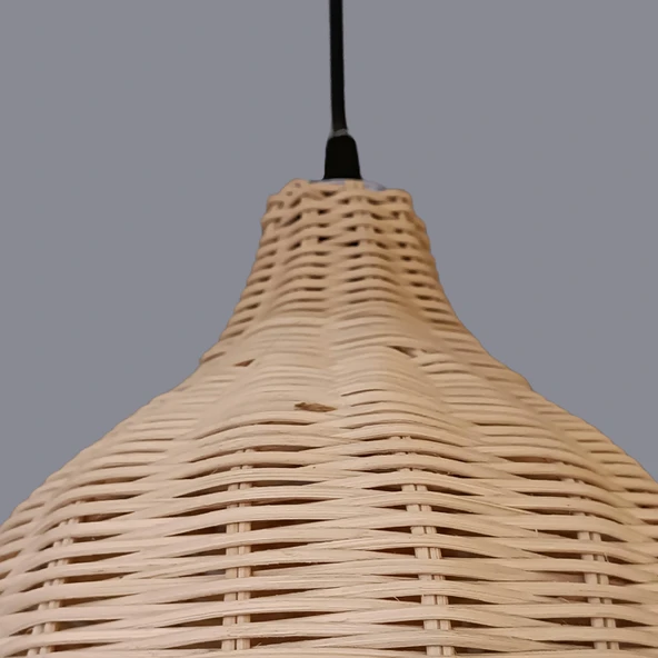 Vivo Krem Rattan Sarkıt Avize - Resim 4