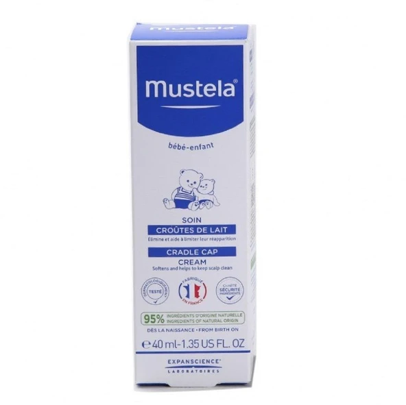 Mustela Cradle Cap Cream 40 Ml ürün görseli 1