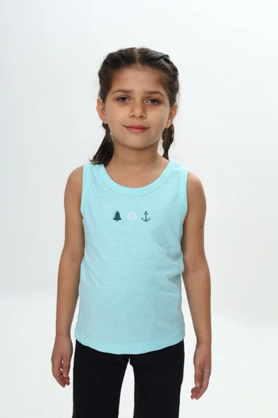 Toontoy Kız Çocuk Baskılı Atlet ürün görseli 1
