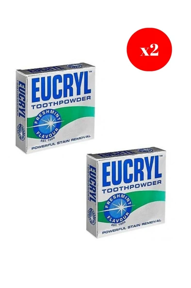 Eucryl Diş Beyazlatma Pastasi Original 50Gr X2 ADET ürün görseli 1