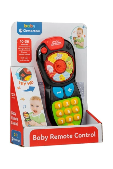 Baby Clementoni 17180 Baby Uzaktan Kumanda- Ilk Aktiviteler (TEŞHİR) ürün görseli 1