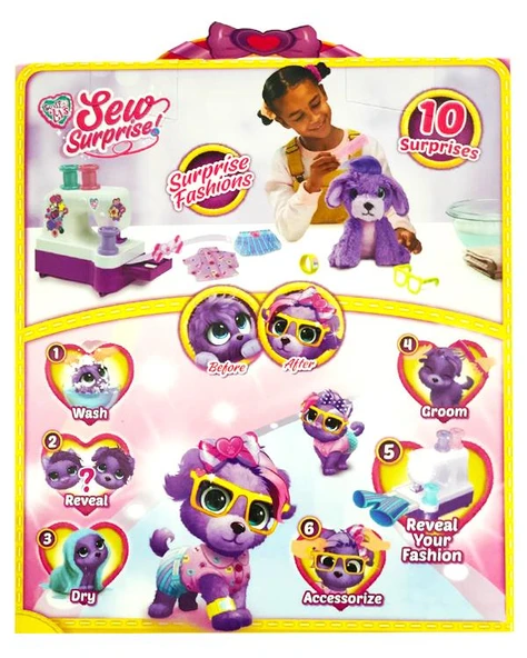 Scruff a Luvs Moda Oyun Seti Mor CRU06000 - Resim 3