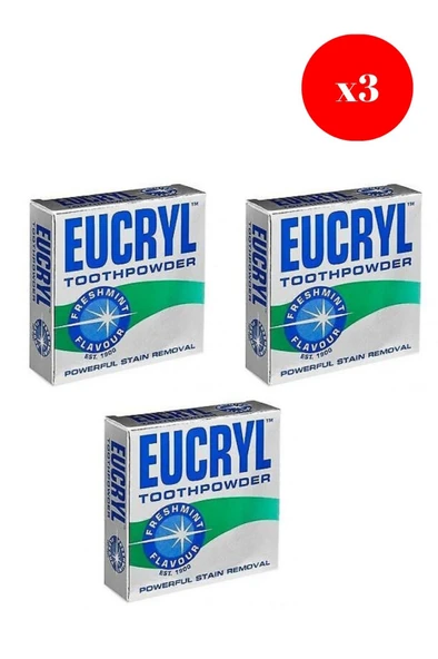 Eucryl Diş Beyazlatma Pastasi Original 50Gr X3 ADET ürün görseli 1