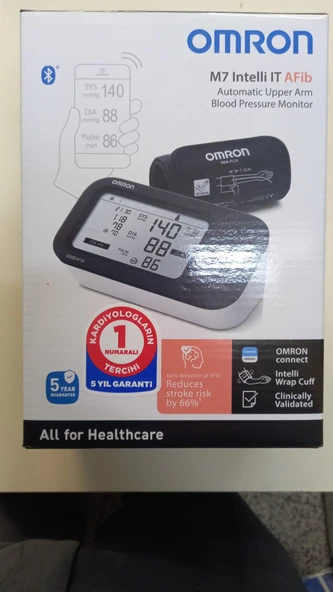 Omron M7 Intelli IT Afib HEM-7380T1-EKB Koldan Tansiyon Aleti ürün görseli 1