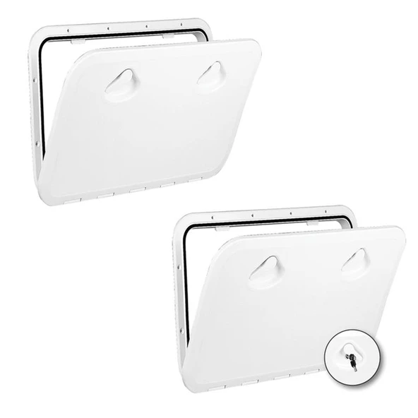 TOP LINE Hatch, Siyah, 460x525mm, ISO12216 ürün görseli 1