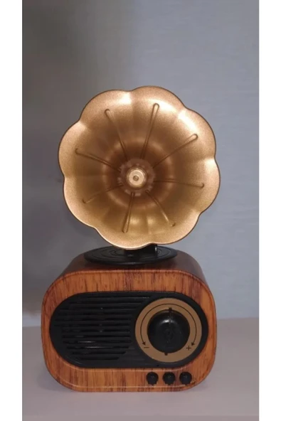 Ahanda Buldum Wireless Speaker B5 Gramafon Bluetooth Hoparlör ürün görseli 1