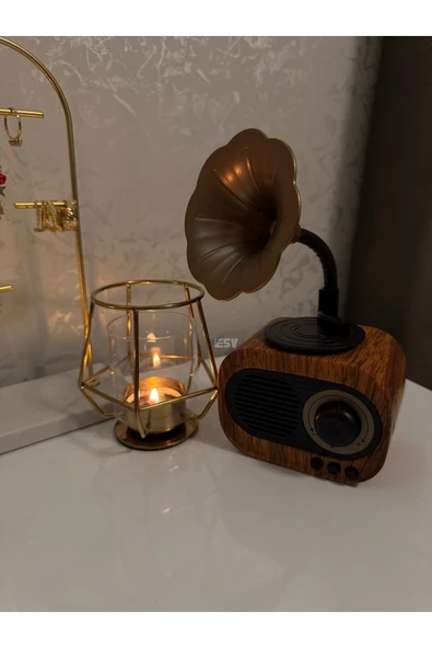 Store Gramafon Görünümlü Hoparlör & Radyo ürün görseli 1