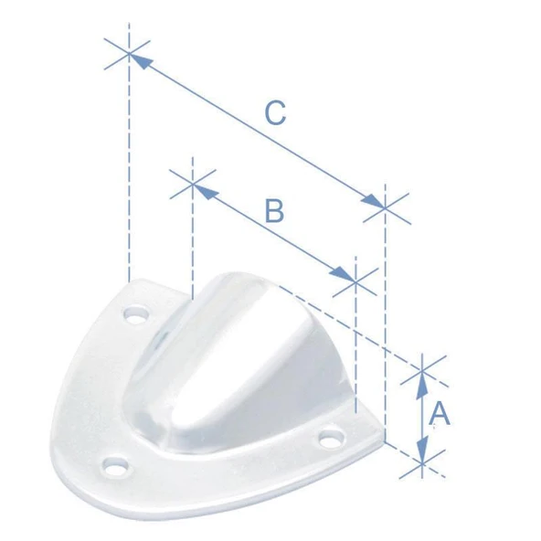 Havalandırma Kapağı, Inox 316, 16,3x33x54,10mm ürün görseli 1