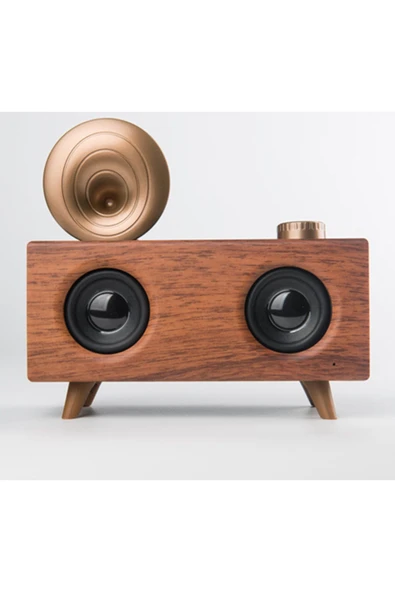 MobilHub Bluetooth Hoparlör VKB6 Gramafon Nostalji Radyo ürün görseli 1