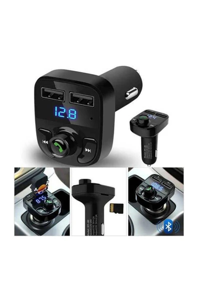 Ricardo Bluetooth Fm Transmitter Car X8 ürün görseli 1