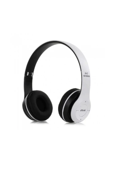 SBARVİN P47 Wireless Bluetooth 5.0  Edr Kablosuz Extra Bass Fm Radyo Kafa Üstü Kulaklık ürün görseli 1