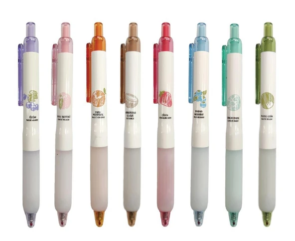 Penmark Kokulu Jel Mürekkepli Roller Tükenmez Kalem 0.5 Mm 8'li Set ürün görseli 1