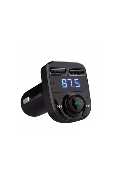 GOLDENSTAR Car X8 Araç Fm Transmitter,bluetooth,usb,mp3,sd Kart Çakmaklık Girişli Oto Müzik Çalar Kiti ürün görseli 1
