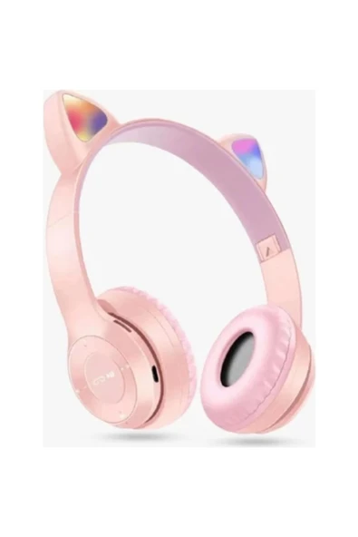 POLYGOLD P47m Pembe Bluetooth Kulaklık Mp3 Fm Solo 2 Beats Model Kulaküstü ürün görseli 1