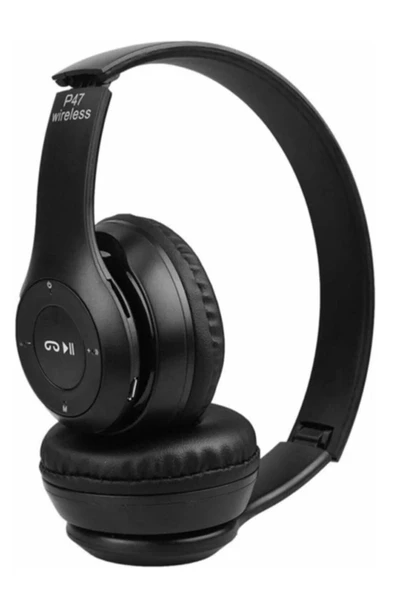 Tech bello P47 BLUETOOTH KULAKLIK KULAKÜSTÜ FM MP3 ürün görseli 1