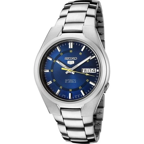 Seiko 5 SNK615K1 Otomatik Çelik Gri Lacivert Kadran 39 mm Erkek Kol Saati ürün görseli 1