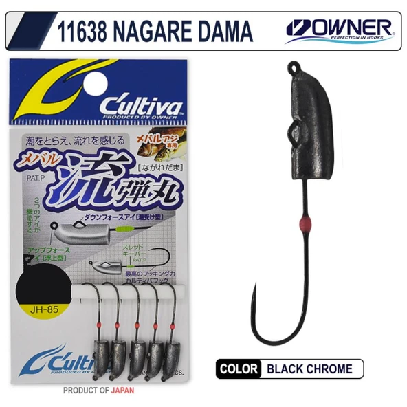 Cultiva JH-85 Nagare Dama 1.7gr no7 Lrf Jighead ürün görseli 1