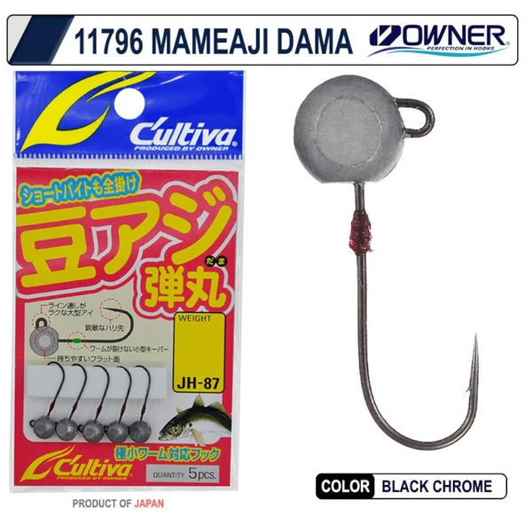 Cultiva JH-87 0.8gr no10 Mameaji Dama Lrf Jighead ürün görseli 1