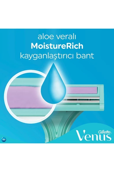 Gillette Venus Simply Kadın 2 Bıçaklı Basic Kullan At 4'lü - Resim 6