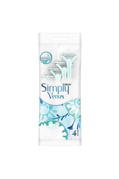 Gillette Venus Simply Kadın 2 Bıçaklı Basic Kullan At 4'lü - Resim 5