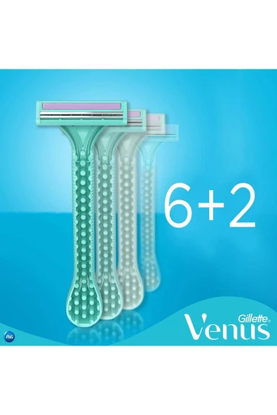Gillette Venüs Simply Kadın 2 Bıçaklı Basıc Kullan At 8'li - Resim 5