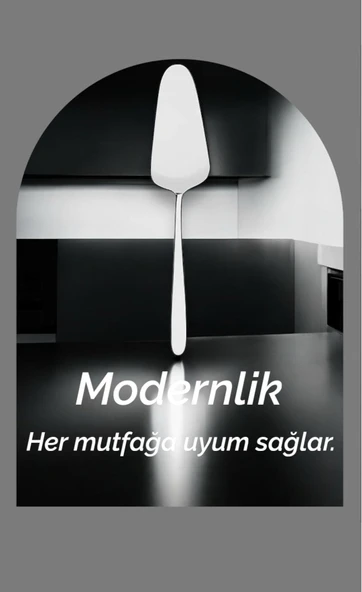 Nehir sultan servis spatula kürek - servis küreği 25,9 cm. ürün görseli 1